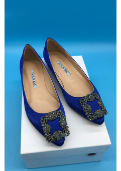 METALLIC JEWELRY BUCKLE WOMEN FLAT SHOES RainStone Flats