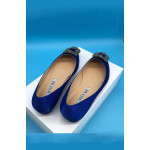 METALLIC JEWELRY BUCKLE WOMEN FLAT SHOES RainStone Flats