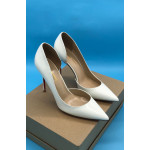 Black Thin Heel Pointed Toe Shoes Side open Dress Pumps