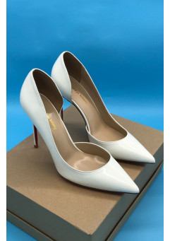 Black Thin Heel Pointed Toe Shoes Side open Dress Pumps