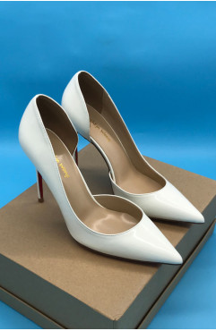 Black Thin Heel Pointed Toe Shoes Side open Dress Pumps