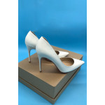 Black Thin Heel Pointed Toe Shoes Side open Dress Pumps